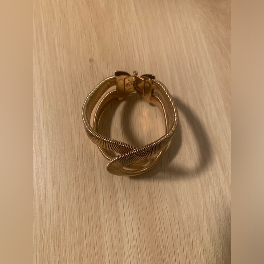 PRELOVED GOLD TONE CUFF BRACELET